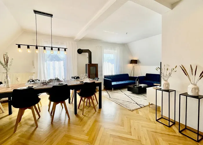 Design Maisonette I Kamin I 10 Personen I Netflix Apartment Bremen